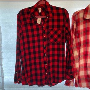 GAP Red & Black Flannel